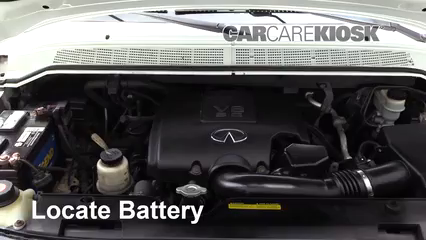 2007 Infiniti QX56 5.6L V8 Battery Replace